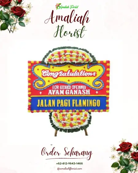 Sewa Papan Bunga Campakoah